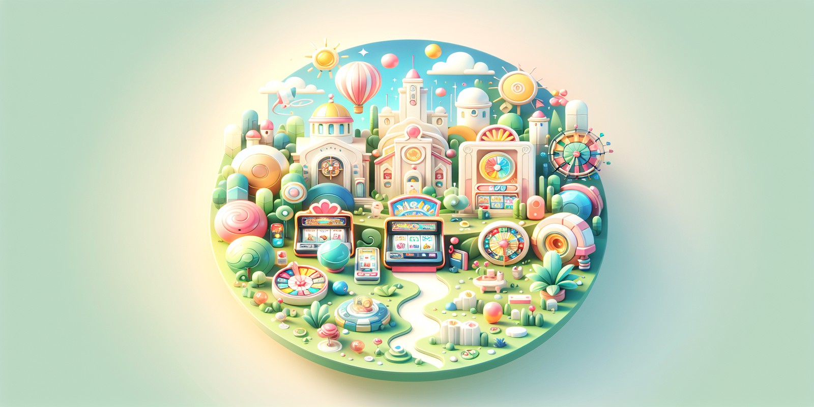 Green Forts 1 slot game promotional image for ALANODT6